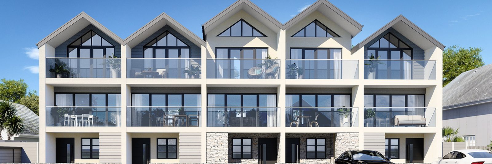 Stephens and Stephens Developers Breakwater Townhouses Pentire Avenue Newquay Cornwall