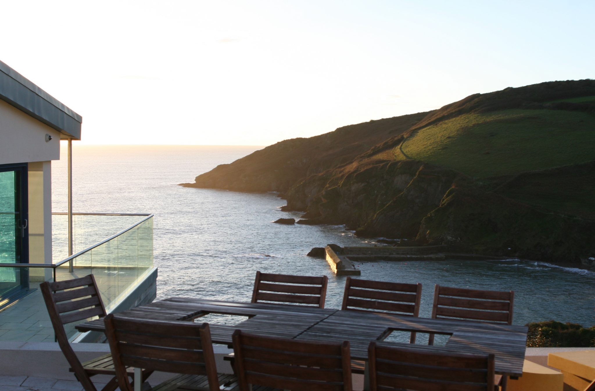Stephens and stephens developers blue point gorran haven cornwall table and chairs view